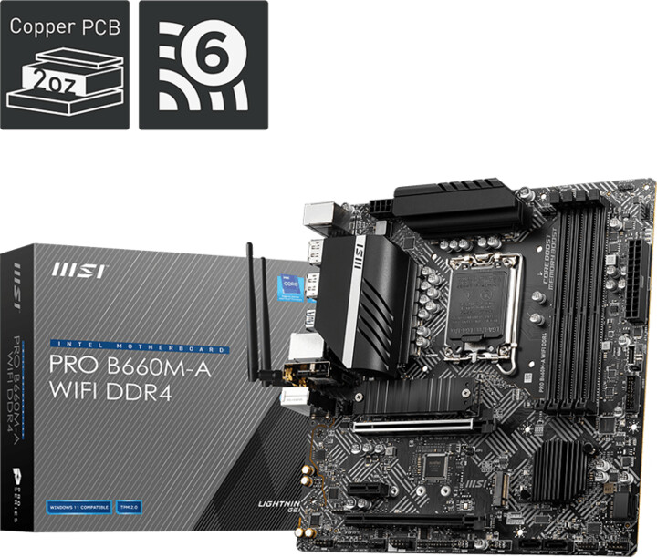 MSI PRO B660M-A WIFI DDR4 - Intel B660_586853587