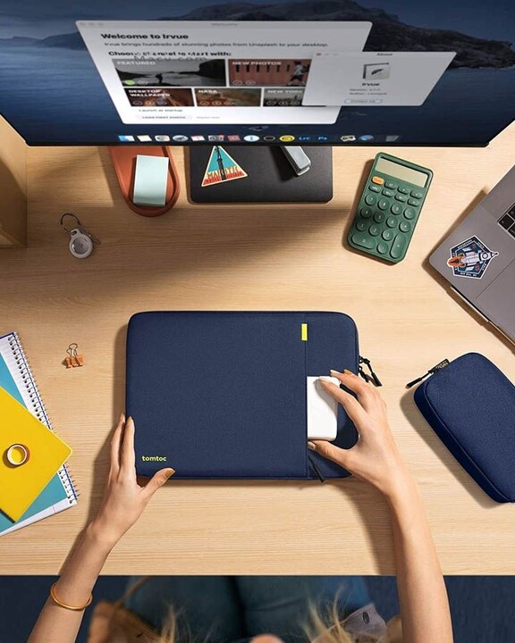 tomtoc obal na notebook Sleeve Kit pro MacBook Pro 16&quot;, modrá_1046448794