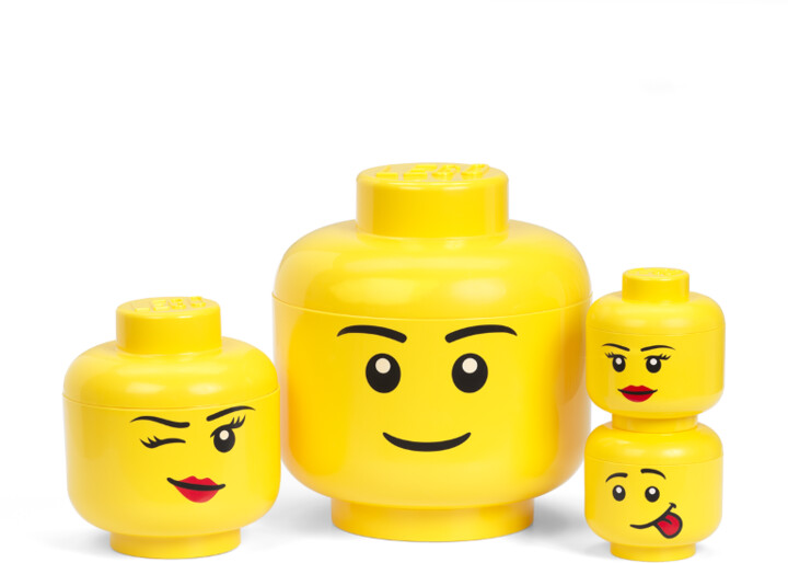 Úložný box LEGO Hlava - silly (mini)_1917899572