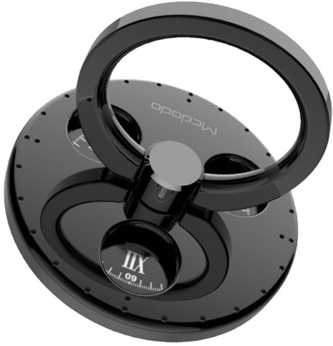 Mcdodo 360 Degree Rotating Fidget Spinner Ring Black_53229218