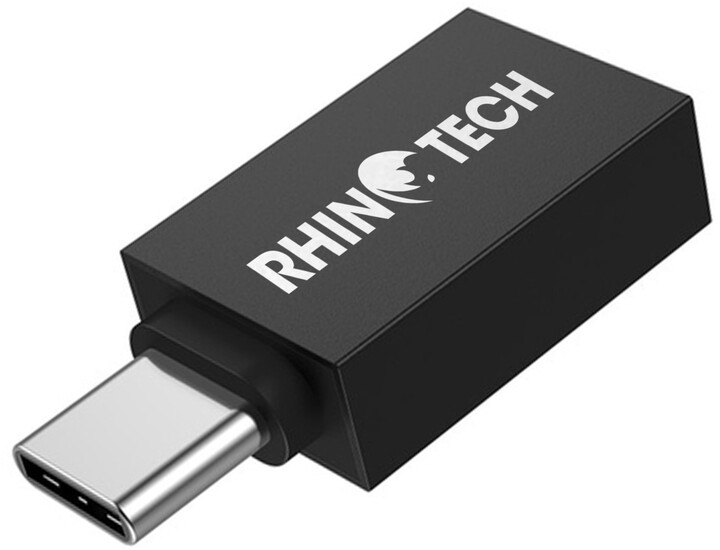RhinoTech adaptér / redukce USB-C - USB-A, M/F, černá_1934682369