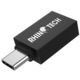 RhinoTech adaptér / redukce USB-C - USB-A, M/F, černá_1934682369
