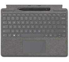 Microsoft Surface Pro Signature Keyboard + Pen bundle (Platinum), ENG