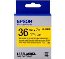 Epson LabelWorks LK-7YBVN, páska pro tiskárny etiket, 36mm, 7m, černo-žlutá_1619347335