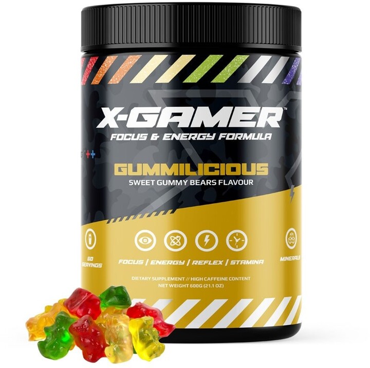 Doplněk stravy X-Gamer X-Tubz - Gummilicious, 600g_1904638134
