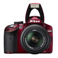 Nikon D3200 červená + objektiv 18-55 AF-S DX VR_969268474