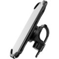 FIXED odnímatelný silikonový držák Bikee 2 pro mobilní telefon, na kolo, černá_791173528