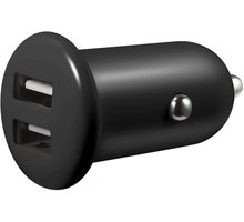 Sandberg SAVER USB DC auto adaptér, 2xUSB, 1A+2.1A , černá 340-40