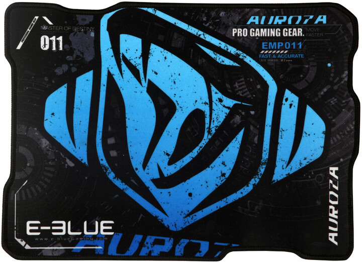 E-Blue Auroza, M, herní, látková, černo-modrá