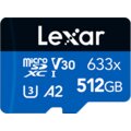 Lexar High-Performance 633x UHS-I U3 (Class 10) Micro SDXC 512GB + adaptér_314985200