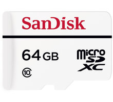 SanDisk Micro SDXC High Endurance 64GB 20MB/s + SD adaptér O2 TV HBO a Sport Pack na dva měsíce