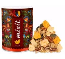 Mixit müsli Mix pro tatínky: Slaná granola s pečeným sýrem - granola/mix sýrů/ořechy, 250g_1103011578