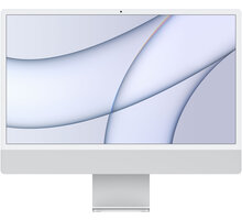 Apple iMac 24" 4,5K Retina M1 /8GB/256GB/7-core GPU, stříbrná Servisní pohotovost – vylepšený servis PC a NTB ZDARMA + O2 TV HBO a Sport Pack na dva měsíce