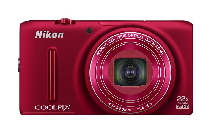 Nikon Coolpix S9500, červená_1045565072