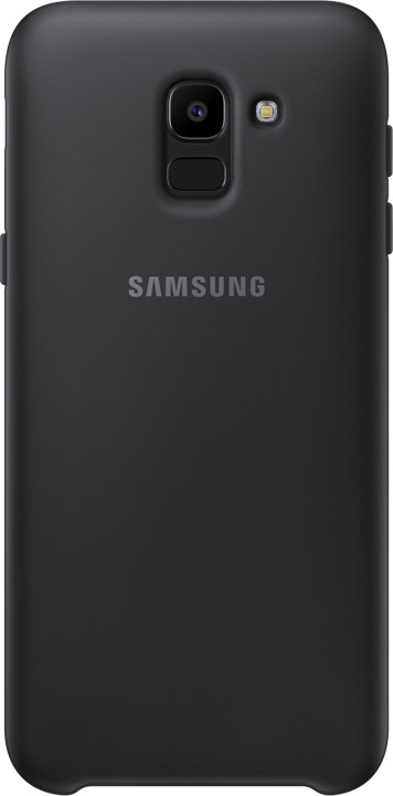 Samsung dvouvrstvý ochranný kryt pro J6, černá_1787432925