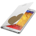 Samsung flipové pouzdro s kapsou EF-EN900B pro Galaxy Note 3, bílo-zlatá_2111924701