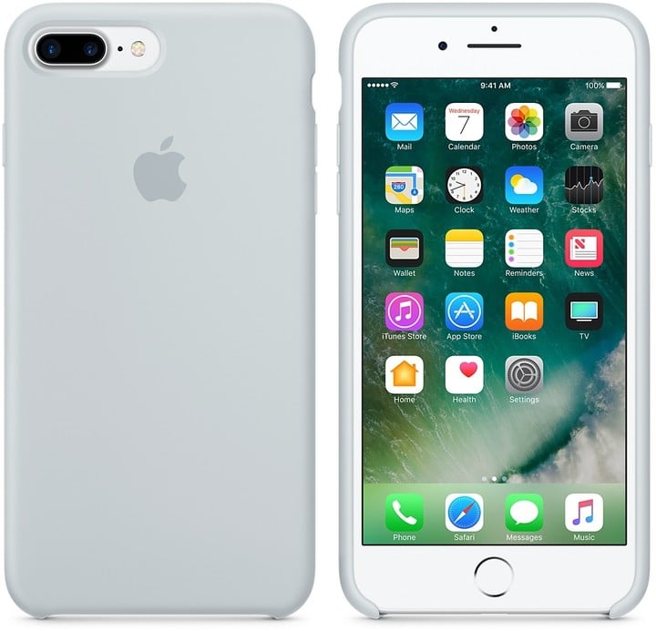 Apple iPhone 7 Plus/8 Plus Silicone Case, mlhavě modrá_231540833