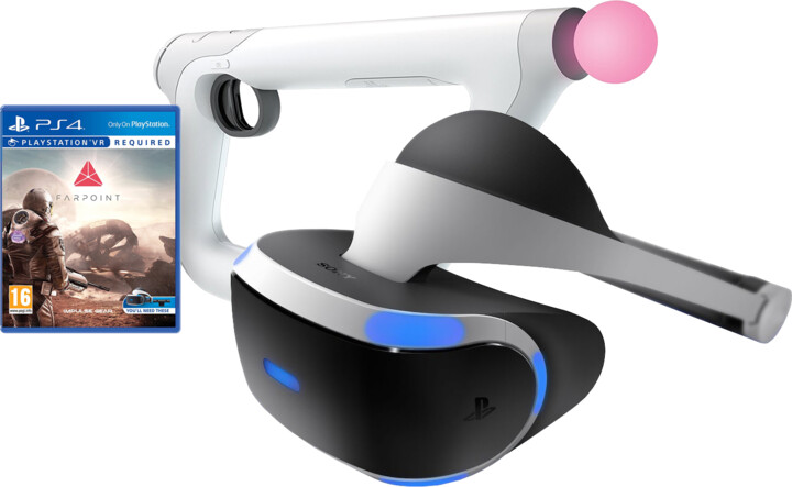 Virtuální brýle PlayStation VR + FarPoint + Aim Controller_1354977124