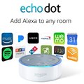 Amazon Echo DOT - reproduktor s umělou inteligencí, bílá (EU distribuce) + redukce EU_112975939