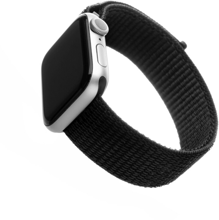 FIXED nylonový řemínek pro Apple Watch, 38/40mm, černá_20699577