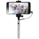 FIXED Snap Mini kompaktní selfie stick, spoušť přes 3,5 mm jack, stříbrný