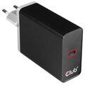 Club3D síťová nabíječka, USB-C PD, podpora Qualcomm 4+ QC, 27W, černá_1852704365