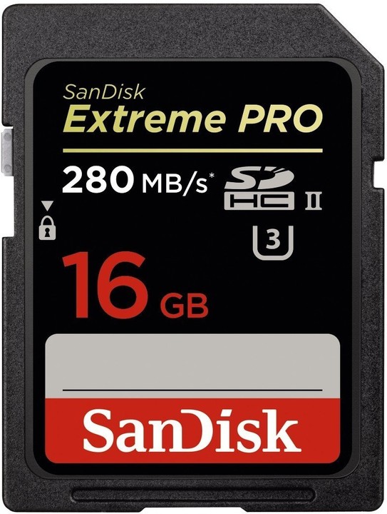 SanDisk SDHC Extreme Pro 16GB 280MB/s UHS-II U3_186643476