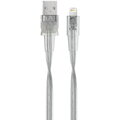 RivaCase Riva 6001 TR1 MFI Apple Lightning kabel 1,2m, transparentní