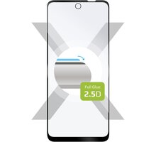 FIXED ochranné sklo Full-Cover pro Motorola Moto E32s, s lepením přes celý displej, černá_31175736