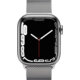 Apple Watch Series 7 Cellular, 41mm, Silver, Stainless Steel, Milanese Loop