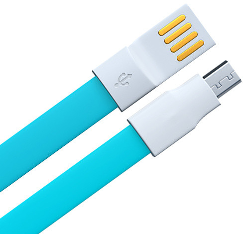 Remax datový kabel USB/micro USB, 1,2m dlouhý, modrá_641076378