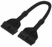 SilverStone SST-PP06BE-MB35 - 350mm ATX 24pin to 24pin sleeved PSU cable, černá_177129527