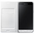 Samsung flipové s kapsou pro Galaxy J3, bílé_1034450873