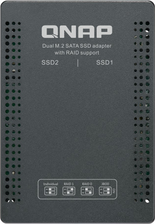 QNAP diskový adaptér QDA-A2MAR, 2xM.2 SATA do 2,5" SATA