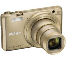 Nikon Coolpix S7000, zlatá + 8GB SD + pouzdro_1598321501