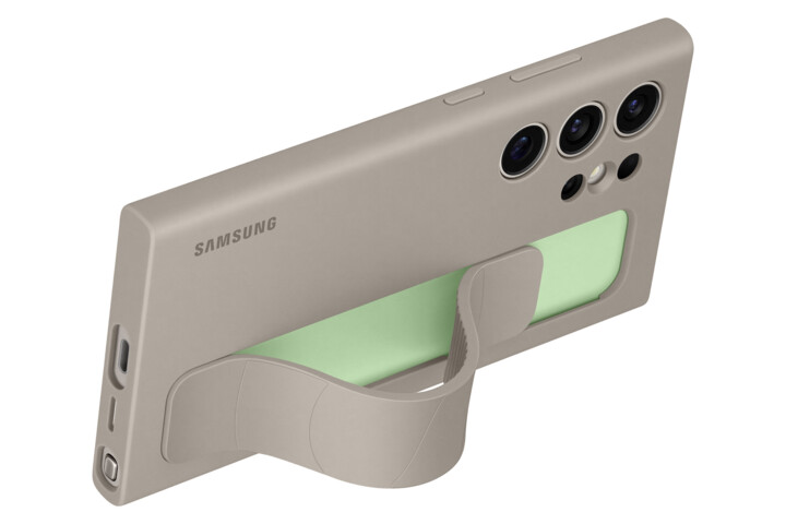 Samsung zadní kryt s poutkem pro Galaxy S24 Ultra, hnědá_1886745648