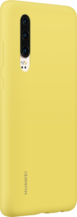 Huawei Original Silikonové Car pouzdro pro P30, žlutá_1850232302