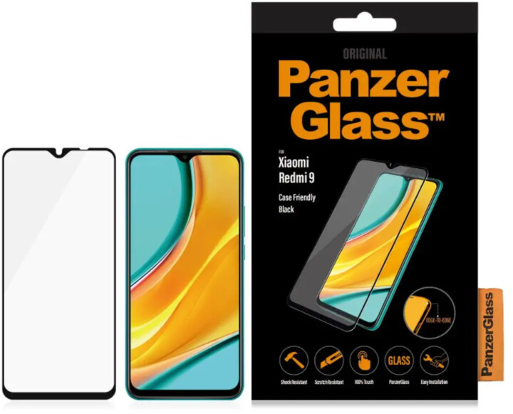 PanzerGlass Edge-to-Edge pro Xiaomi Redmi 9, černá