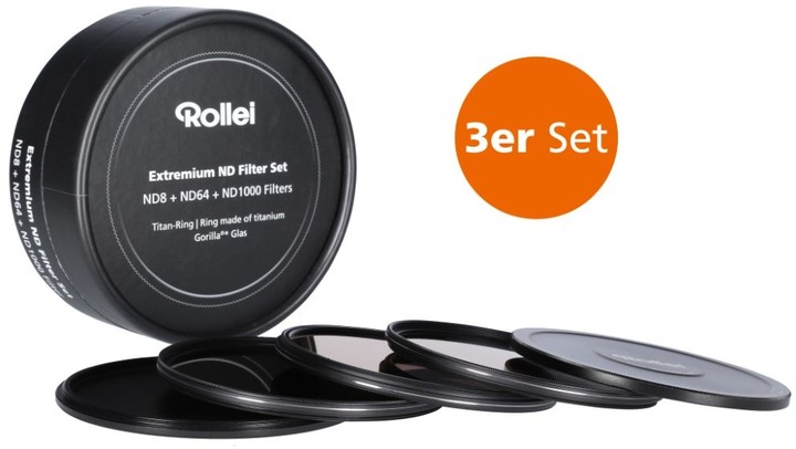 Rollei set 3x ND filtrů/ND8 + ND64 + ND1000/velikost 100 mm_587875854