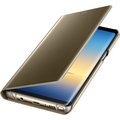 Samsung flipové pouzdro Clear View se stojánkem pro Note 8, zlatá_1566762410