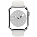 Apple Watch Series 8, Cellular, 45mm, Silver, White Sport Band_2036214425