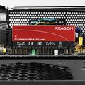AXAGON PCEM2-S řadič, PCIe x16 - M.2 NVMe M-key slot adaptér, pasivní chladič
