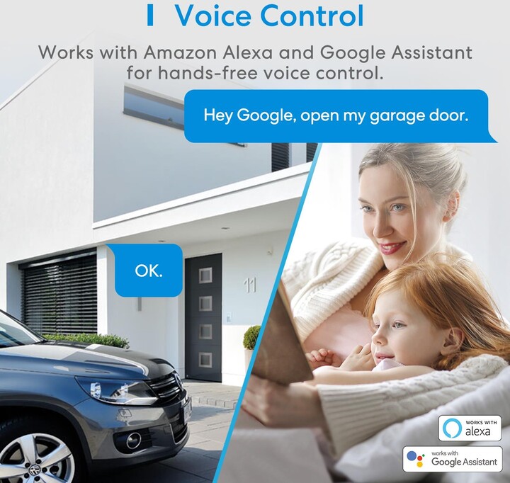 Meross Smart Wi-Fi Garage Door Opener Apple HomeKit_167973534