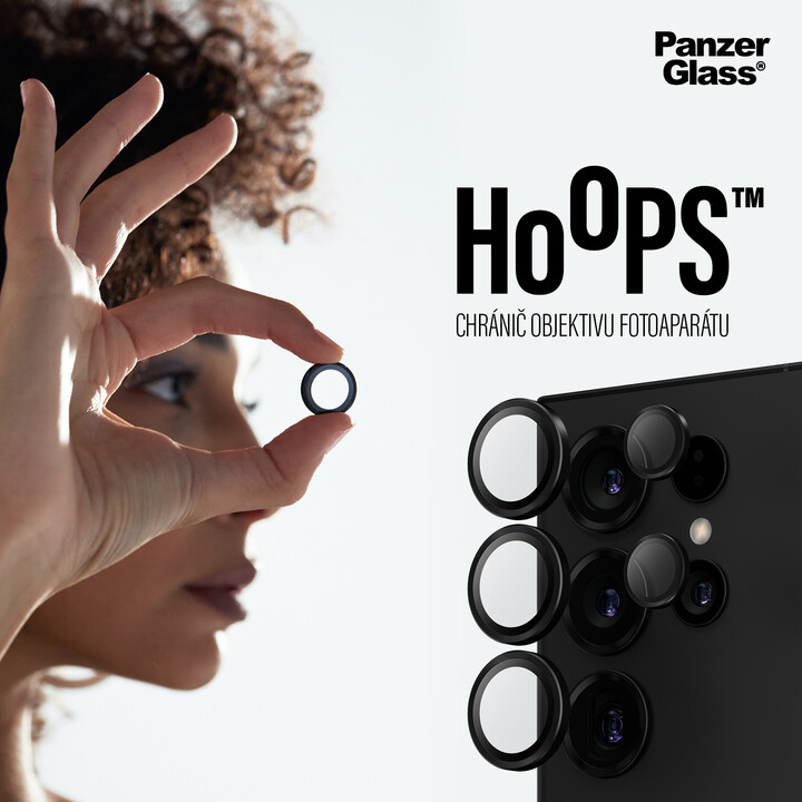 PanzerGlass HoOps ochranné kroužky pro čočky fotoaparátu pro Samsung Galaxy S24 Ultra_1957514145