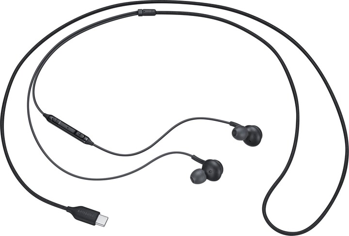 Samsung sluchátka s ovládáním hlasitosti EO-IC100BB, černá_572700068