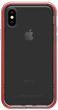 LifeProof SLAM ochranné pouzdro pro iPhone X průhledné - šedo červené_1840608255