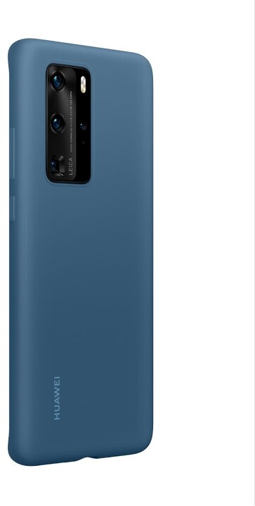 Huawei Original silikonové pouzdro pro P40 Pro, modrá_1312760428