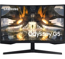 Samsung Odyssey G55A - LED monitor 27" Poukaz 200 Kč na nákup na Mall.cz + O2 TV HBO a Sport Pack na dva měsíce