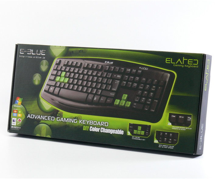 E-Blue Elated, herní klávesnice, US_384263944
