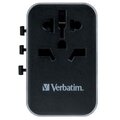 Verbatim univerzální cestovní adaptér UTA-04, USB-C, 3x USB-A, PD 61W, QC3.0_587293681